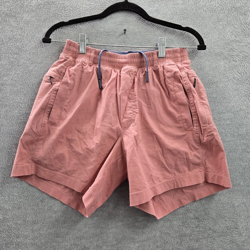 Birddogs Men Activewear Shorts S Pink Logo On Waistband Embroidery Lined